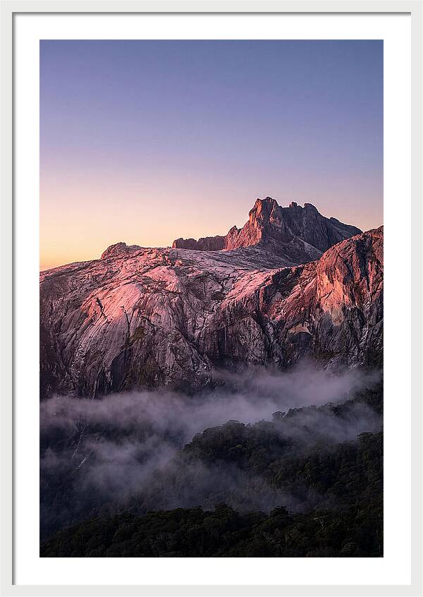 Mount Kinabalu At Sunrise