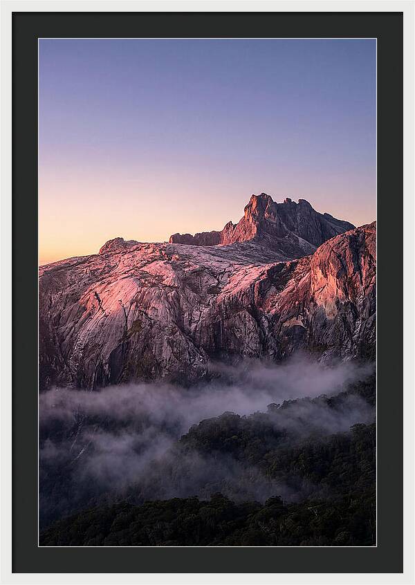 Mount Kinabalu At Sunrise