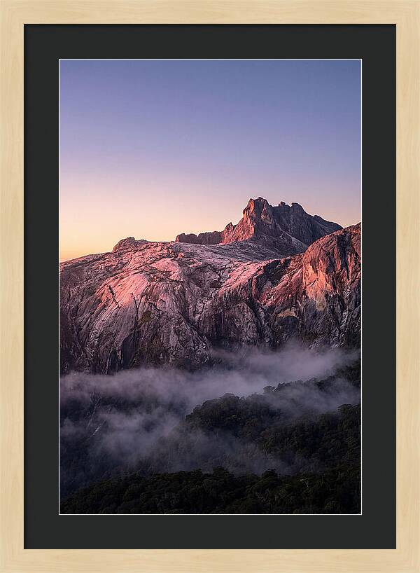 Mount Kinabalu At Sunrise
