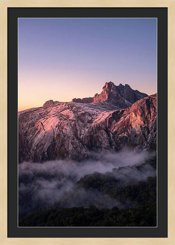 Mount Kinabalu At Sunrise