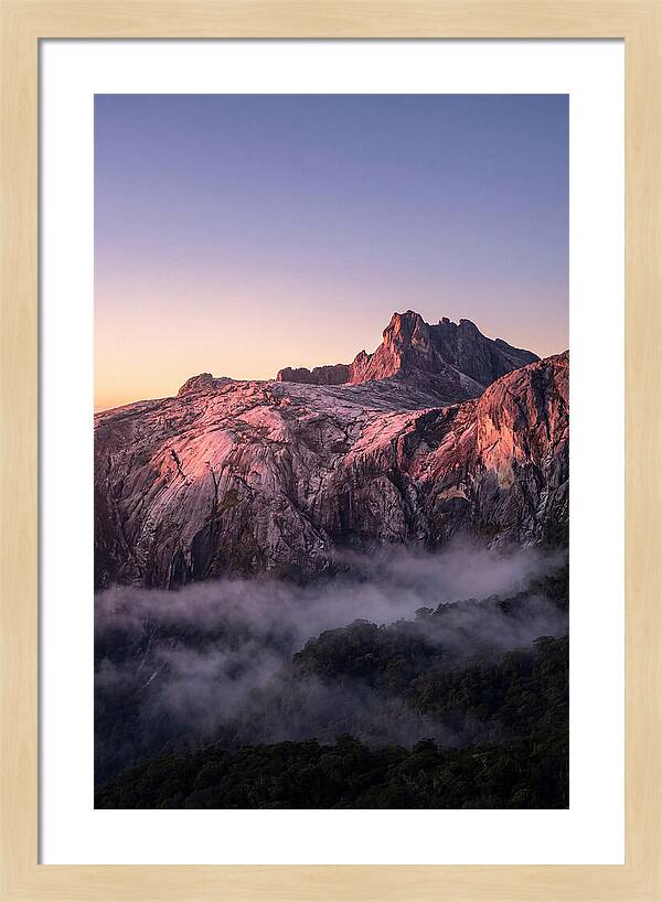 Mount Kinabalu At Sunrise