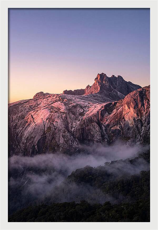 Mount Kinabalu At Sunrise
