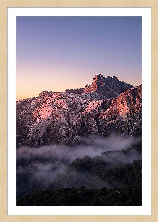 Mount Kinabalu At Sunrise