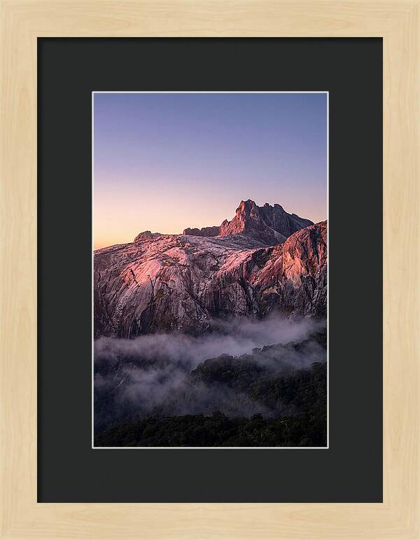 Mount Kinabalu At Sunrise