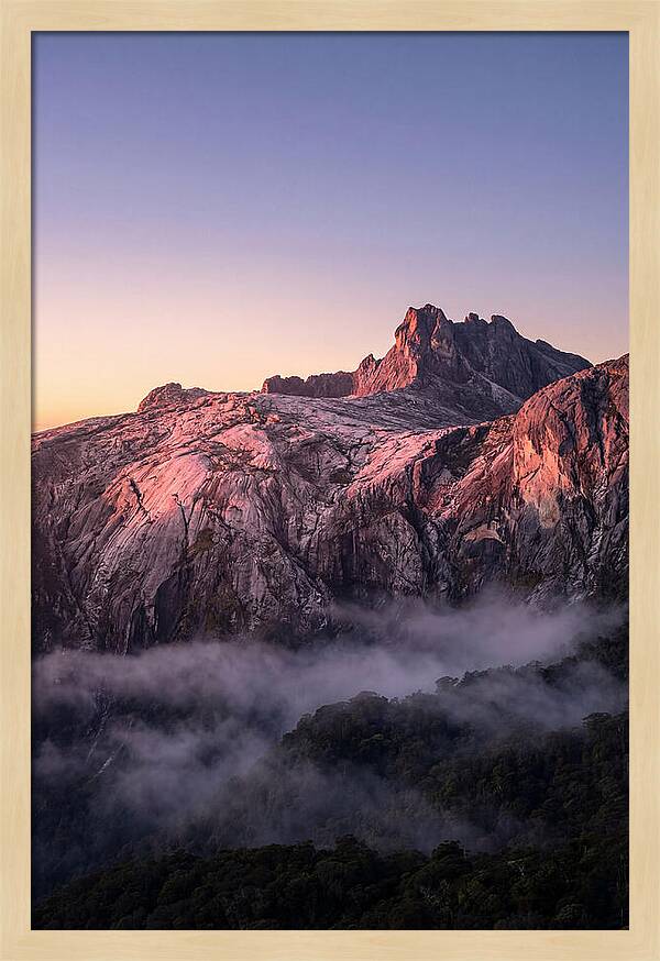 Mount Kinabalu At Sunrise