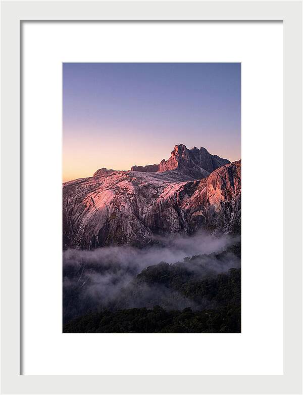 Mount Kinabalu At Sunrise