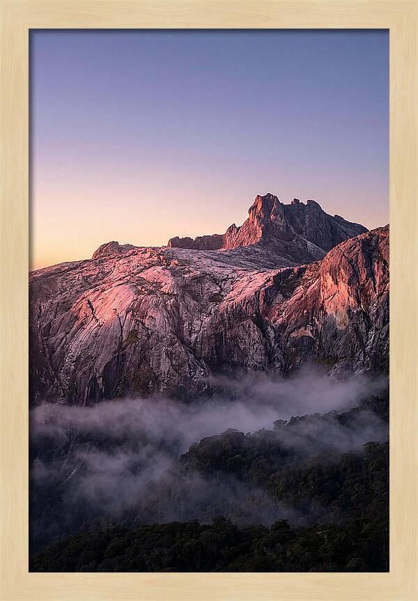 Mount Kinabalu At Sunrise