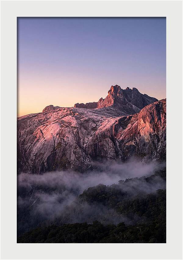 Mount Kinabalu At Sunrise