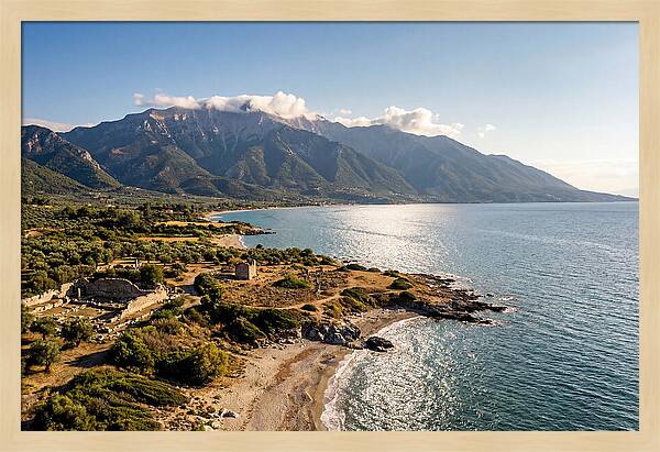 Mount Olympus From The Pierian Coast