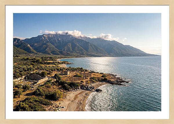Mount Olympus From The Pierian Coast