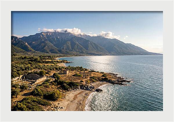 Mount Olympus From The Pierian Coast