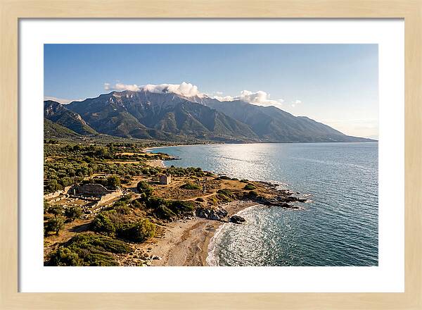 Mount Olympus From The Pierian Coast