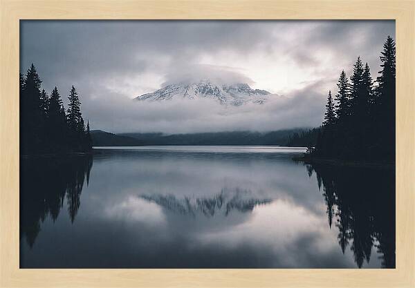 Mount Rainier Tranquil Reflection