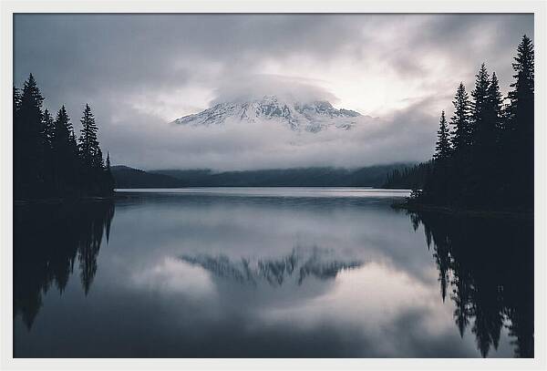 Mount Rainier Tranquil Reflection