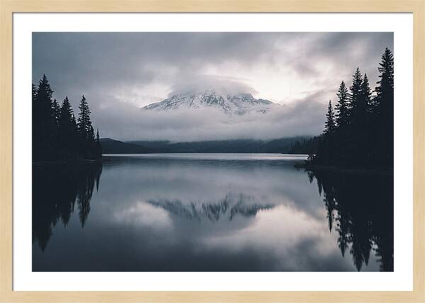 Mount Rainier Tranquil Reflection
