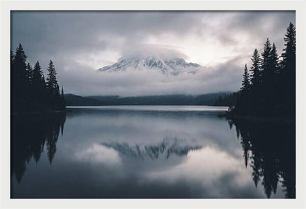 Mount Rainier Tranquil Reflection