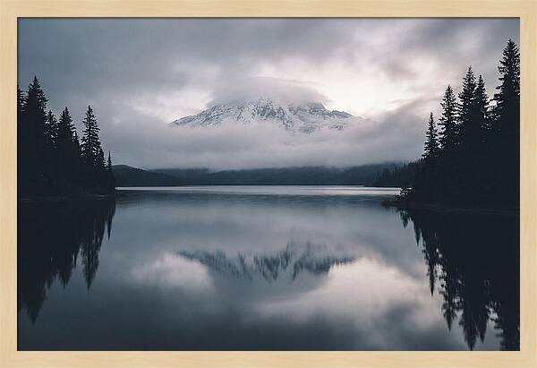 Mount Rainier Tranquil Reflection