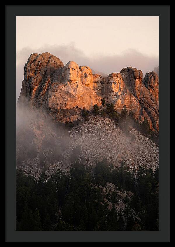 Mount Rushmore At Dawn