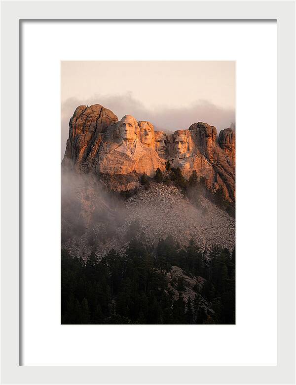 Mount Rushmore At Dawn