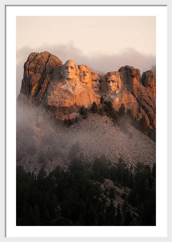 Mount Rushmore At Dawn