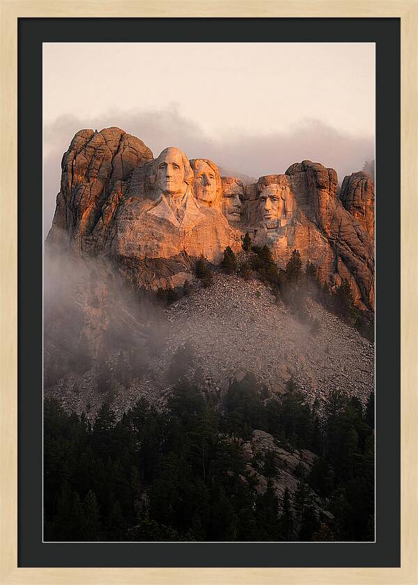 Mount Rushmore At Dawn