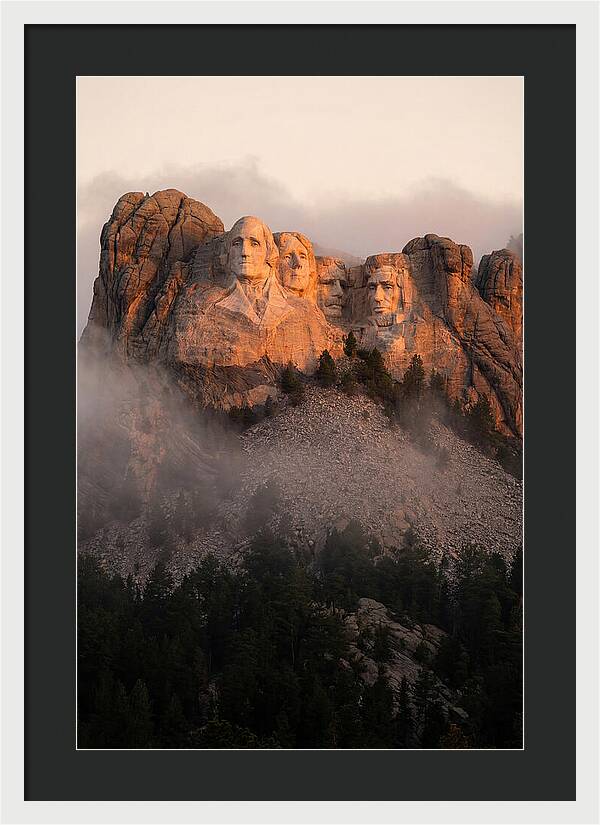 Mount Rushmore At Dawn