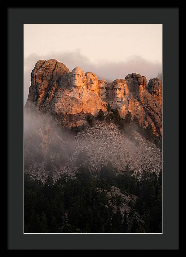Mount Rushmore At Dawn
