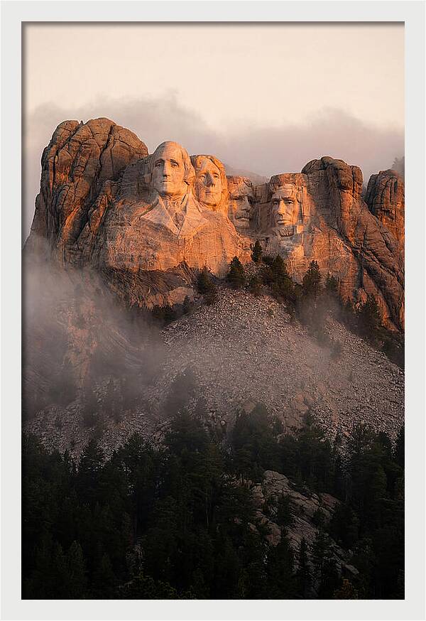 Mount Rushmore At Dawn
