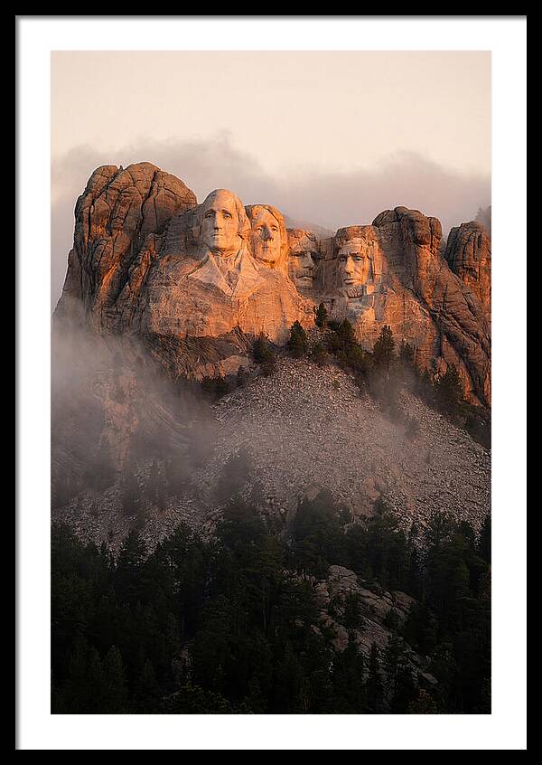 Mount Rushmore At Dawn