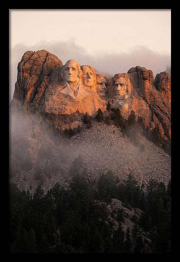 Mount Rushmore At Dawn