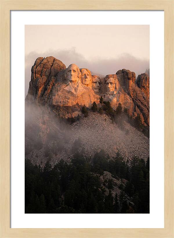 Mount Rushmore At Dawn