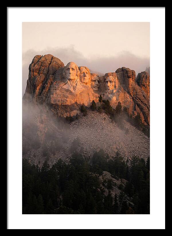 Mount Rushmore At Dawn