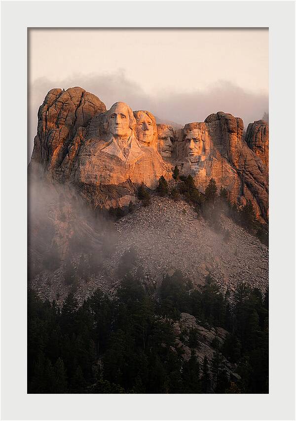 Mount Rushmore At Dawn