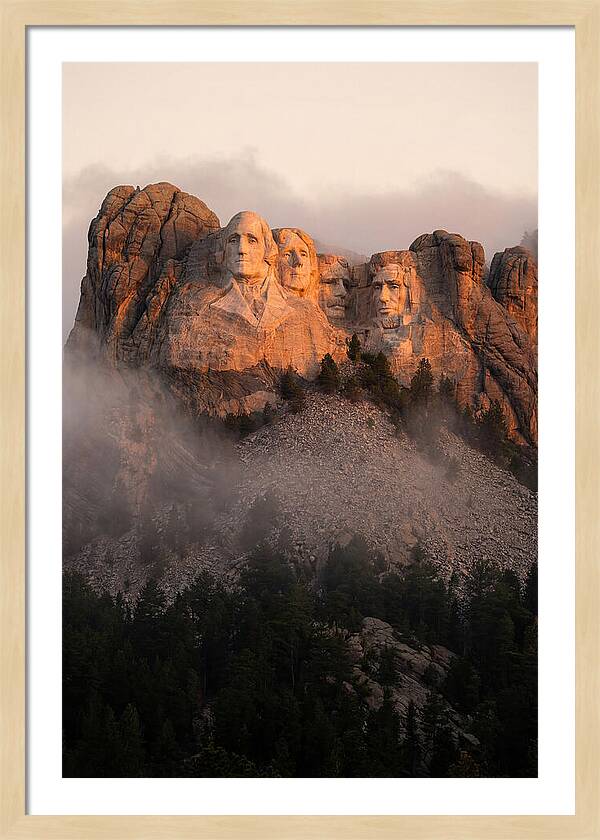 Mount Rushmore At Dawn