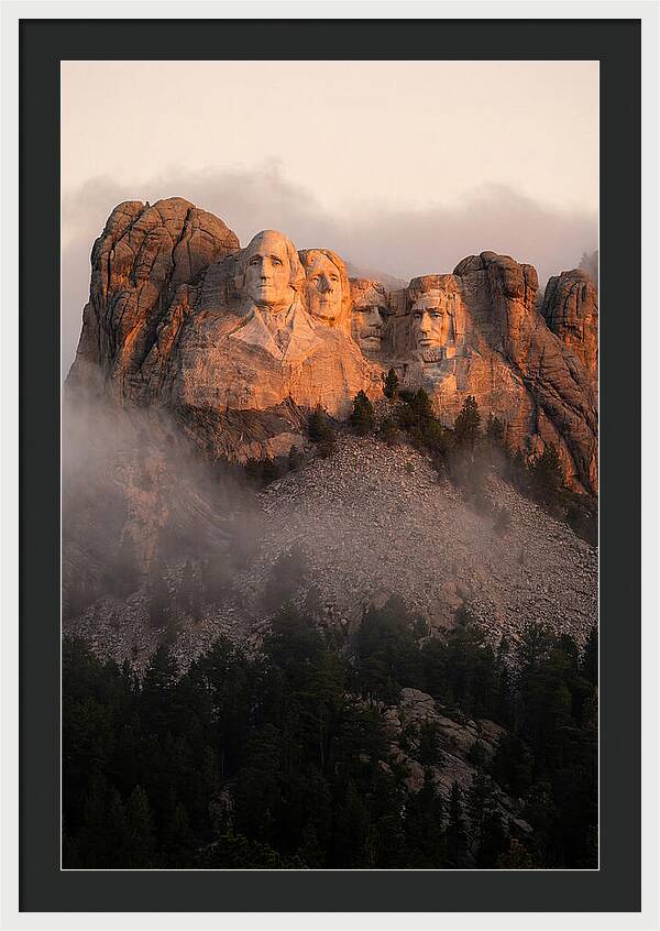 Mount Rushmore At Dawn