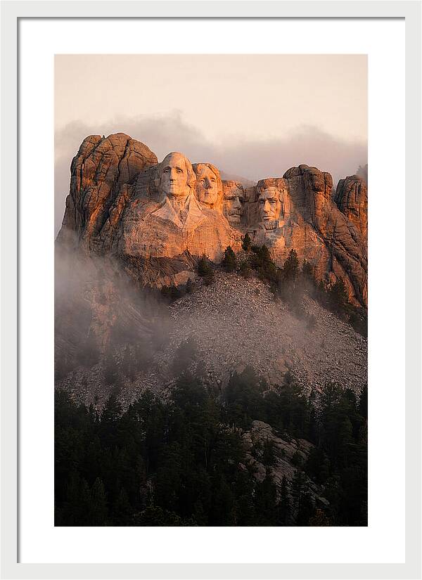 Mount Rushmore At Dawn