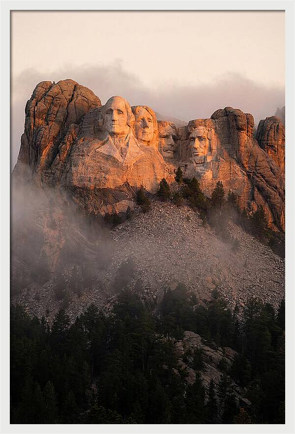 Mount Rushmore At Dawn