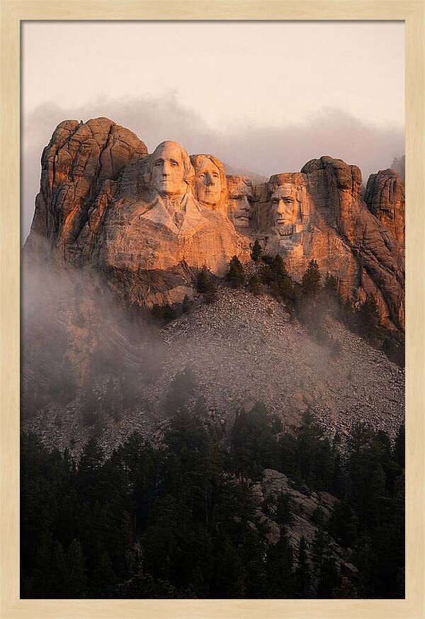 Mount Rushmore At Dawn