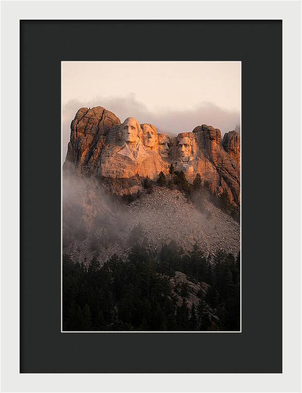 Mount Rushmore At Dawn