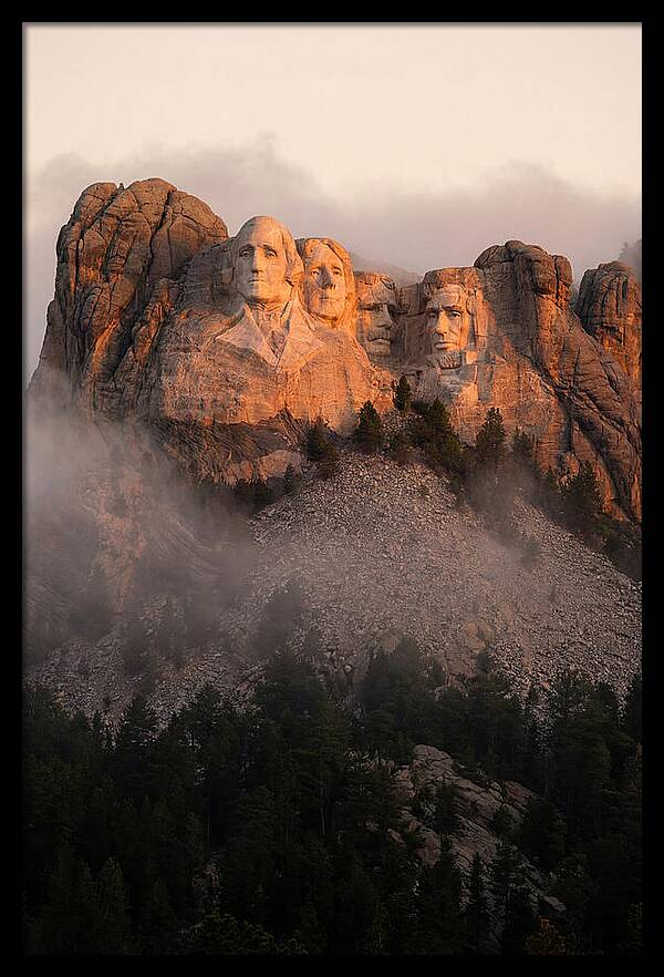 Mount Rushmore At Dawn