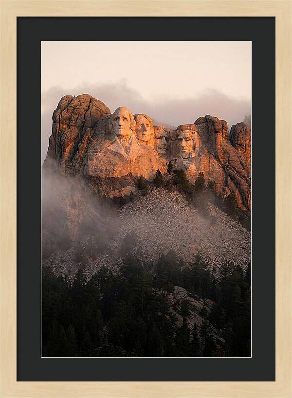 Mount Rushmore At Dawn