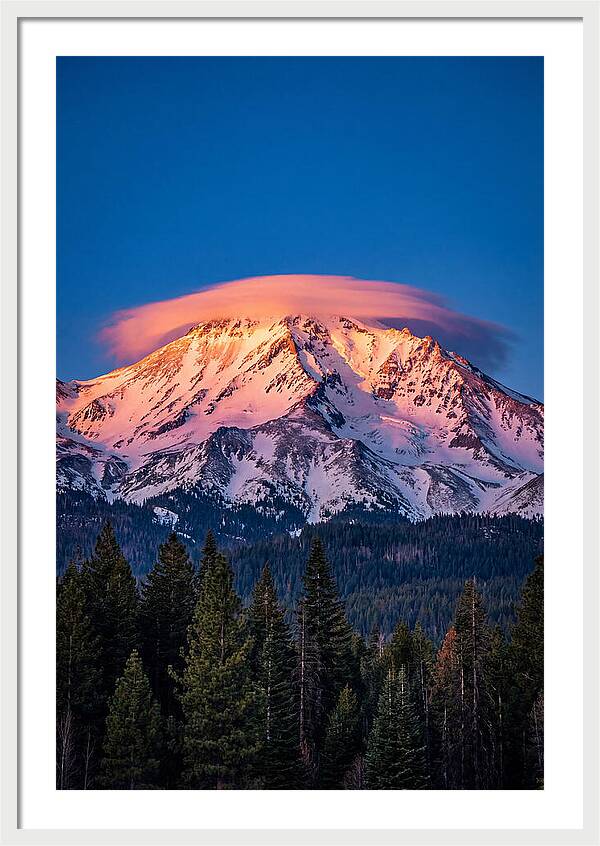 Mount Shasta At Dawn