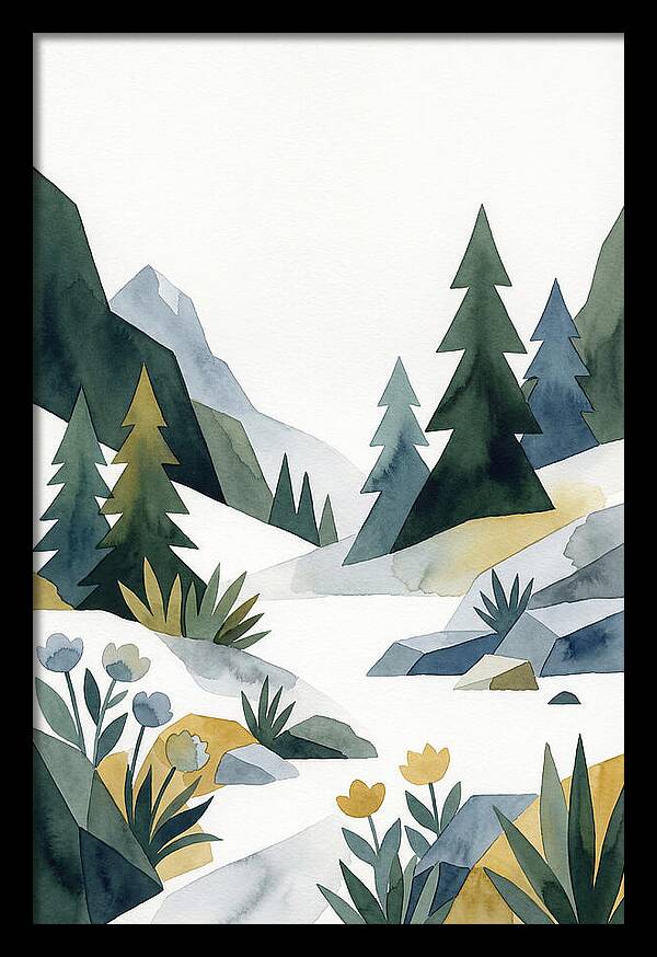 Mountain Bloom Tranquility