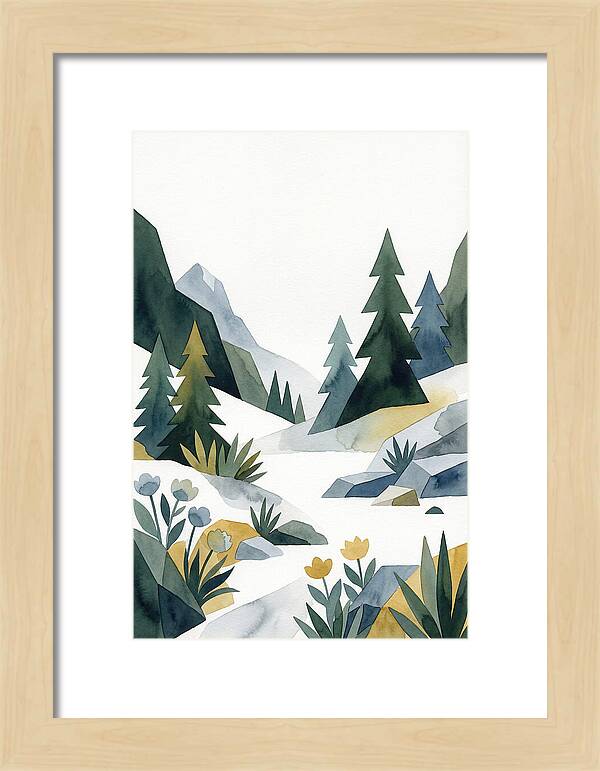 Mountain Bloom Tranquility