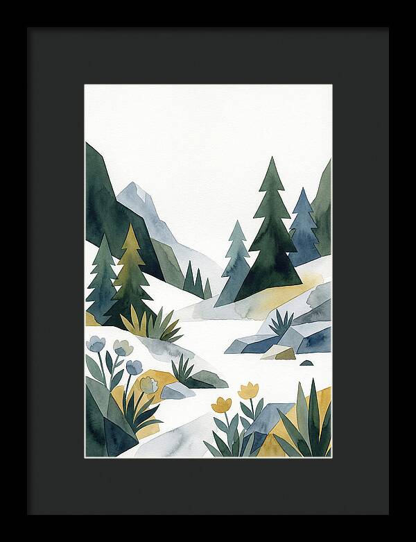 Mountain Bloom Tranquility