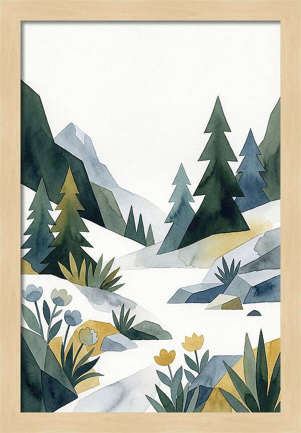 Mountain Bloom Tranquility