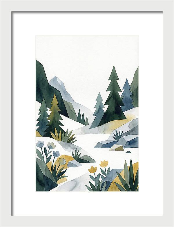 Mountain Bloom Tranquility