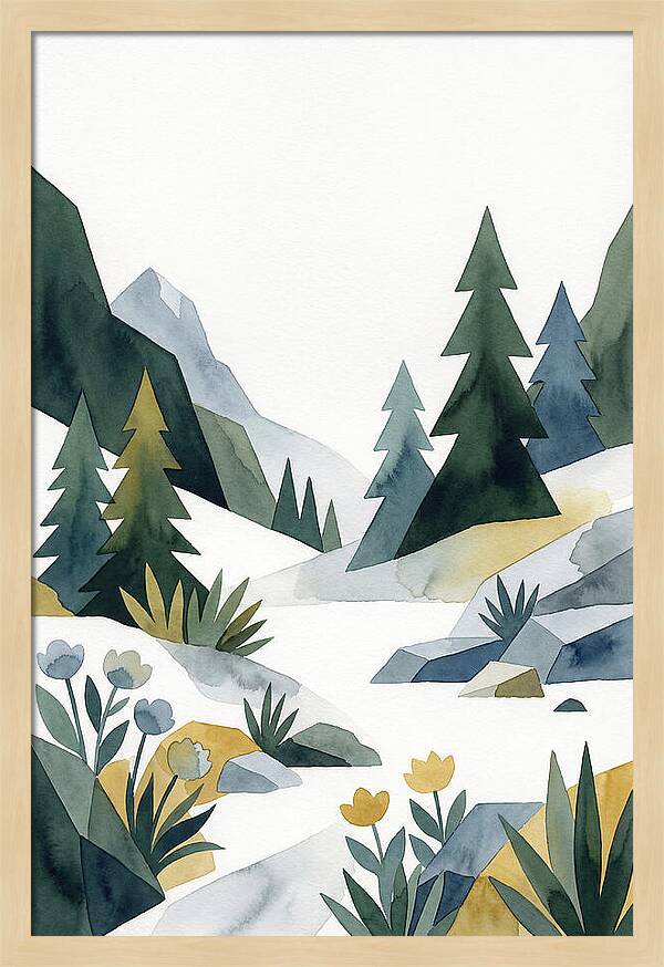 Mountain Bloom Tranquility