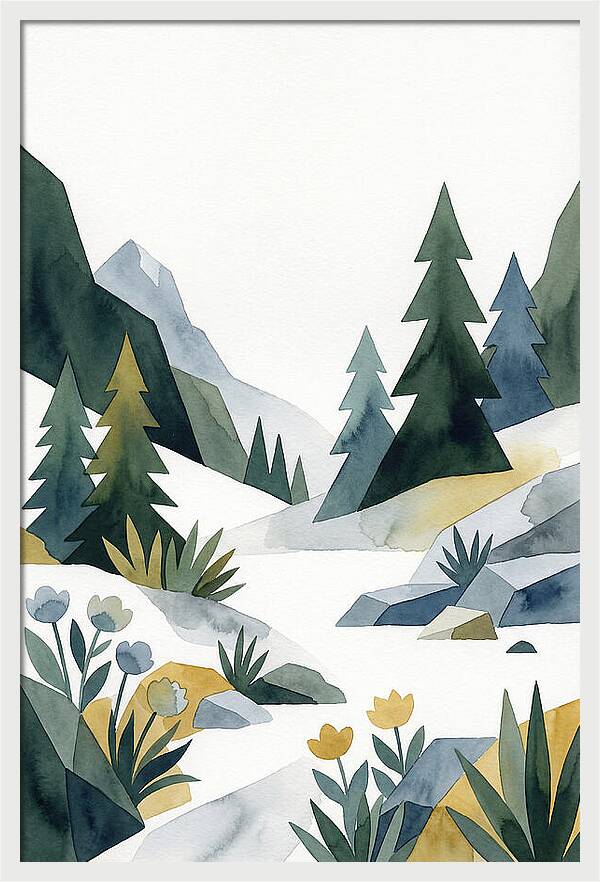 Mountain Bloom Tranquility