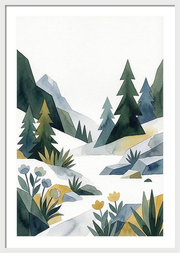 Mountain Bloom Tranquility